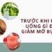 Trước khi ngủ uống gì để giảm mỡ bụng