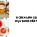 Làm giảm mụn sưng cấp tốc với 5 cách đơn giản sau đây