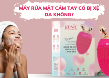 Máy rửa mặt cầm tay có bị xệ da không? 4 sai lầm khi lạm dụng